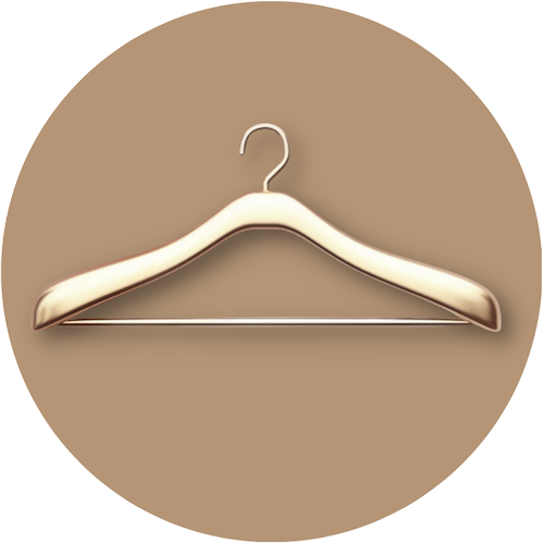Wardrobe hanger.