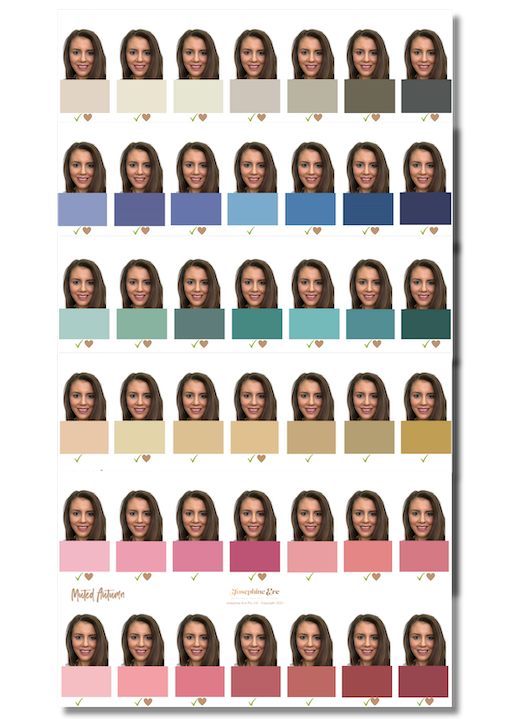 Colour Drapes Analysis Example